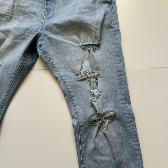 Pacsun slim taper distressed jean 36x32 blue - Picture 2 of 8
